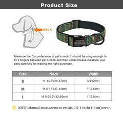 Personalized Dog Collar Leash Custom Puppy Pet Collar Pitbull Collars Pet Product Small Dog Collar for Small Medium Large Dog - Wowza