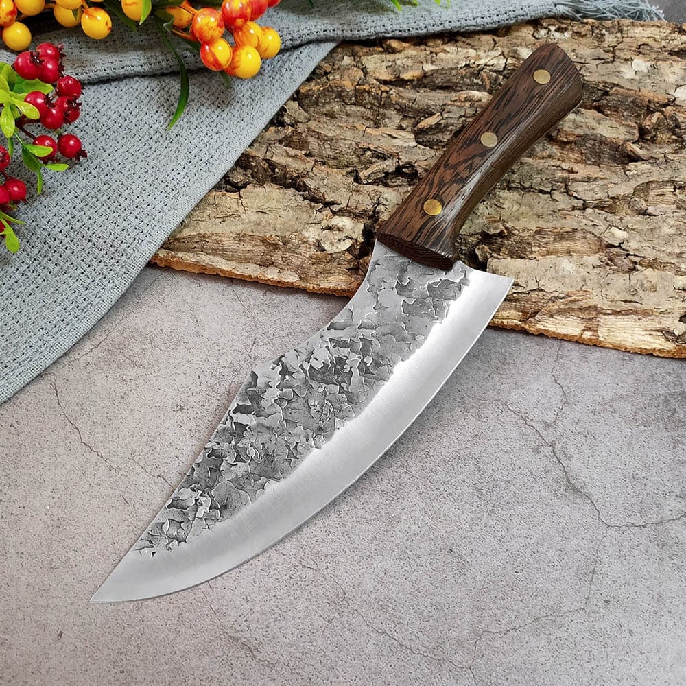 Forging Boning Knife Meat Cleaver Japanese High Carbon Steel Knife Hand-Made Kitchen Chef Knife Butcher Knife Cutter - Wowza