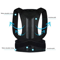 Adjustable Posture Corrector Back Support Shoulder Back Brace Posture Correction Spine Postural Corrector Health Fixer Tape