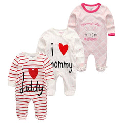 Baby Girl Clothes Long Sleeve 1/2/3PCS Spring and Autumn Clothing Sets Cotton Baby Boy Clothes Newborn Overalls Roupa de bebe