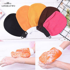 Moroccan Hammam Bath Scrub Glove Exfoliating Body Facial Tan Massage Glove Exfoliator Glove Random Color Bath Shower Wash Hot