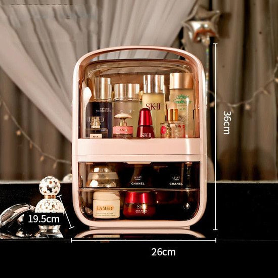 Fashion Acrylic Cosmetic Box Transparent Makeup Jewelry Drawer Home Storage Boxs Multifunctional Travel Cosmetic Organizer - Wowza