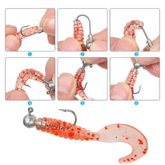 Jig head hook fishing hook head Jig lure hard bait soft worm jig hook for fishing