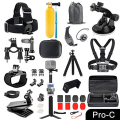 ORBMART for GoPro Accessories Set for Go Pro Hero 11 10 9 8 7 6 5 4 Black Mount for Yi 4k Mijia Case for Sjcam Action Camera