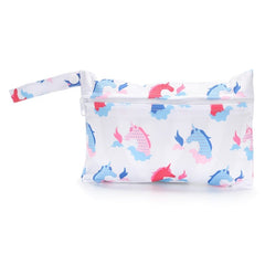 Waterproof Reusable Diaper Bag For Mom Menstrual Pads Kids Nappies Storage Printed Wetbag Maternity Stroller Wet Bag Washable