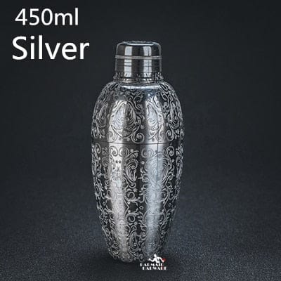 Stainless Steel Cocktail Boston Bar Shaker: 2-piece Set: 18oz Unweighted & 28oz - Wowza