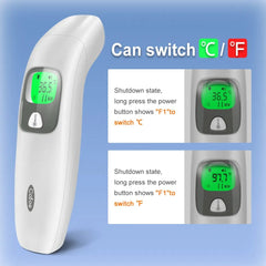 Digital Infrared Thermometer Forehead Ear Non-Contact medical Termometro LCD Body Fever Baby/Adult Temperature measure