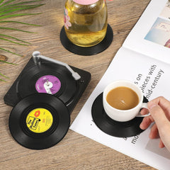 6pcs Floppy Disk Cup Mat Coasters Drink Coasters Home Decor Bar Accessory SET Heat-insulated Cup Mats Drinks Holder Home Decor - Wowza