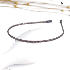 Girls Shiny Luxury Rhinestone Hair Band High Quality Diamond Pearls Hair Hoop Accessories for Women Crystal Headbands Ornaments