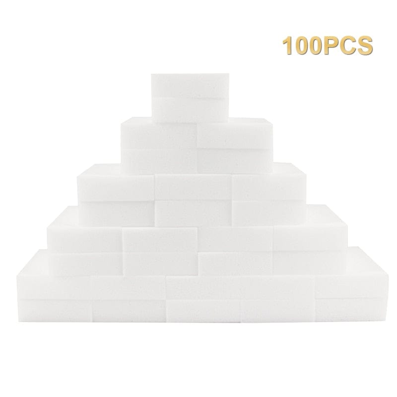 100 PCS/Lot Melamine Sponge Magic Sponge Eraser Kitchen Sponge Cleaner Cleaning Tools for Kitchen Bathroom Car Home 100*60*20mm