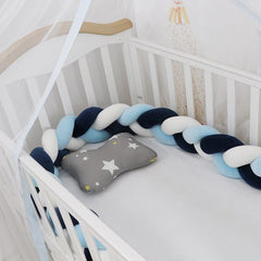 3M Baby Bumper Bed Braid Knot Pillow Cushion Bumper for Infant cuna Bebe lit Crib Protector Cot Bumper Room Decor