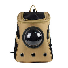 Large Pet Backpack Portable Space Capsule Breathable Window Cat Carrier Dog Bag Pets Products Accessories Portable Travel Bags - Wowza