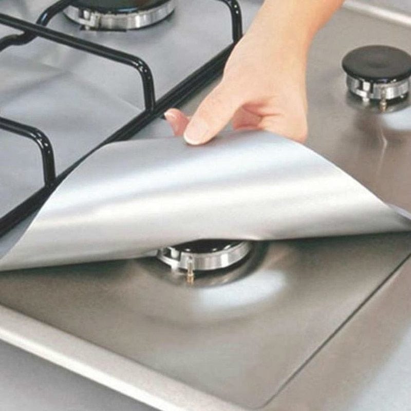 1/4PC Stove Protector Cover Liner Gas Stove Protector Gas Stove Stovetop Burner Protector Kitchen Accessories Mat Cooker Cover - Wowza