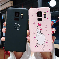 For Cover Samsung S9 S 9 Plus Case Soft Silicone Cute Bumper Protector Fundas on Samsung Galaxy S9 Plus S9 Phone Case Back Cover