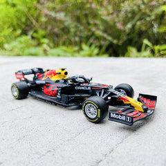 Bburago 1:43 2021 F1 Red Bull Racing RB16B 33# Verstappen 11# Sergio Perez Formula one Simulation alloy super toy car model