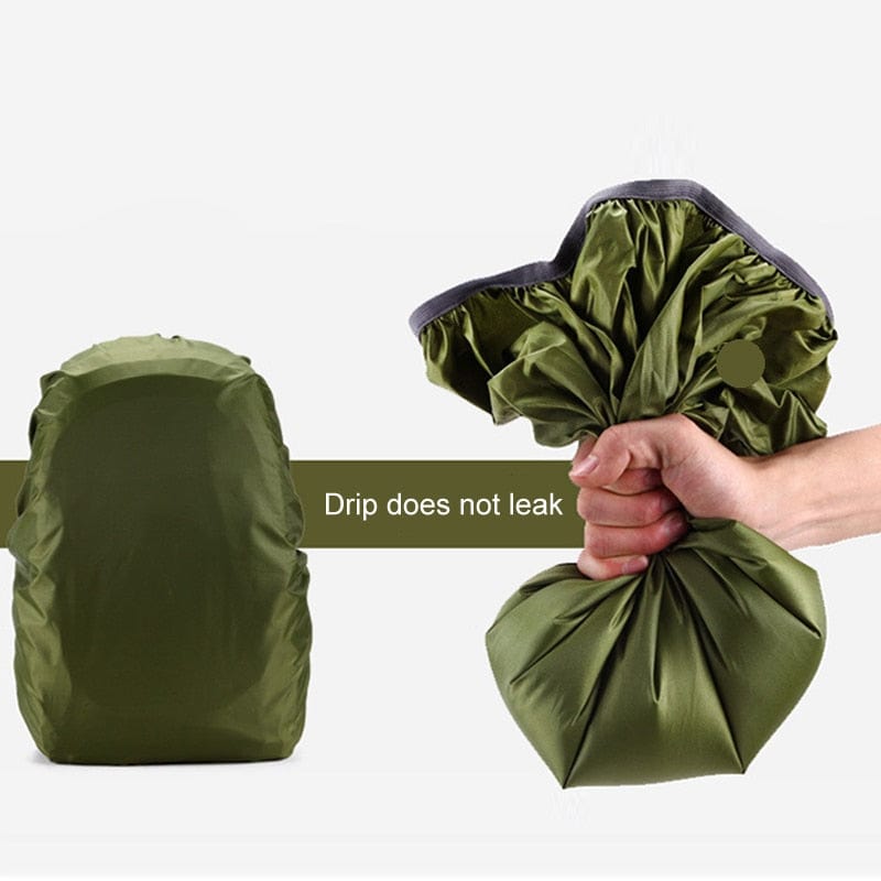 Adjustable Backpack Rain Cover 1Pcs 35-80L Portable Waterproof Outdoor Accessories Dust proof Camping Hiking Climbing Raincover