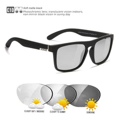 Fashion Guy's Sun Glasses From KDEAM Polarized Sunglasses Men Classic Design All-Fit Mirror Sunglass With Brand Box CE