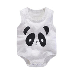 Summer Sleeveless Animal Bodysuit Newborn Baby Boy Bodysuit cotton funny swimsuit Body Baby Girl costume Minibabies short home