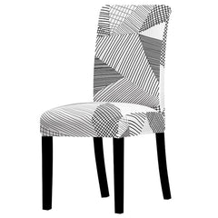 Printed Stretch Chair Cover Big Elastic Seat Chair Covers Office Chair Slipcovers Restaurant Banquet Hotel Home Decoration