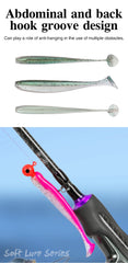 Soft Lures NEW SIZE 100mm 120mm T Easy Shiner Artificial Soft Baits Odour Added For Bass Fishing Wobblers