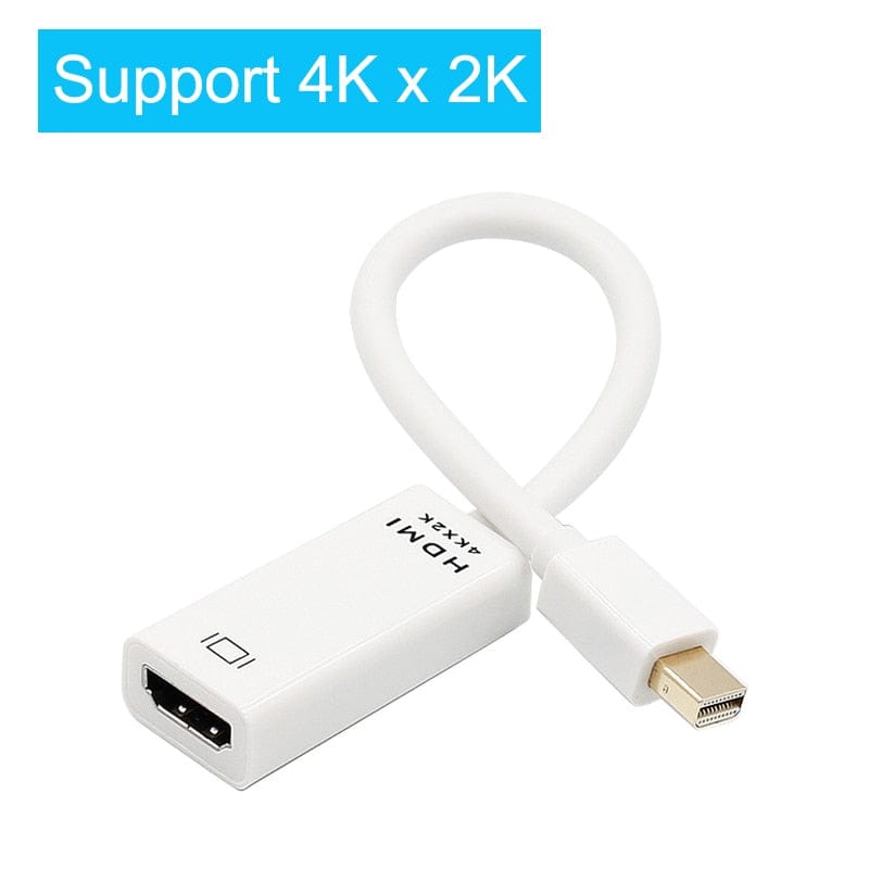 Mini Displayport To HDMI-compatible Cable 4k 1080P TV Projector Projetor DP 1.4 Display Port Converter For Apple Macbook Air Pro