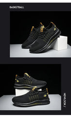 Fashion Sneakers Lightweight Men Casual Shoes Breathable Male Footwear Lace Up Walking Shoe