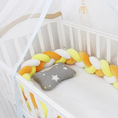 3M Baby Bumper Bed Braid Knot Pillow Cushion Bumper for Infant cuna Bebe lit Crib Protector Cot Bumper Room Decor