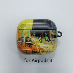 Van Gogh oil painting protective case for Airpods Pro cover bluetooth wireless earphone charging bag for airpod 2 3 airpod cases