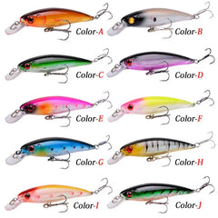 Laser Minnow Fishing Lure 11CM 13G pesca hooks fish wobbler tackle crank bait artificial japan hard bait swim bait