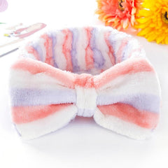 New Letter "OMG" Coral Fleece Soft Bow Headbands for women Girls Cute Hair Holder Hairbands Hair Bands Headwear Hair Accessories