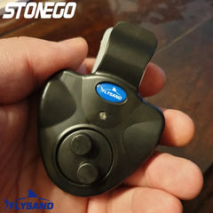 Fish Bite Alarm Electronic Buzzer on Fishing Rod with Loud Siren Daytime Night Indicator With Battery