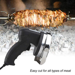 Electric Barbecue Meat Slicer,Automatic Doner Kebab Knife,Electric Kebab Slicer With 2 Blades For Cutting Shawarma Doner Kebab - Wowza