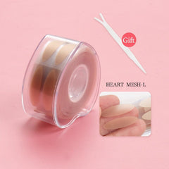 600Pcs/Box Big  Eyelid Tape Sticker Double Fold Self Adhesive Eyelid Tape Stickers S/L Makeup Clear Beige Invisible Tool