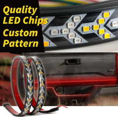 LED Tail light DC 12 24V Red Amber Pickup Turn Signal Truck Utes Container Cargo Jeep RV SUV Brake Light Strip