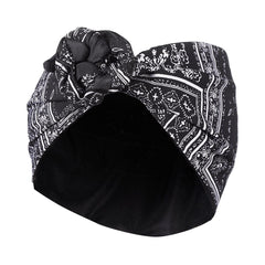 MOLANS New Floral Printing Elastic Bandana Wire Headband Knotted Fashion Tie Scarf Hairband Headdress for Women Hair Accessories