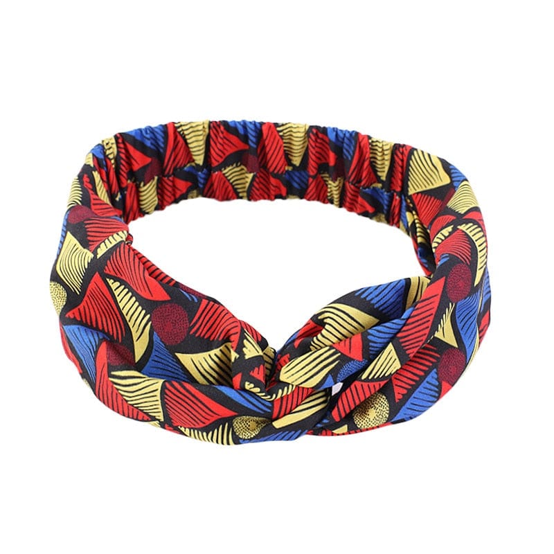 African Pattern Print Headband for Women Twist Style Hair Band Salon Make Up Hair Wrap Headwear Turban Ladies Hair Accessories