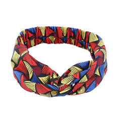 African Pattern Print Headband for Women Twist Style Hair Band Salon Make Up Hair Wrap Headwear Turban Ladies Hair Accessories