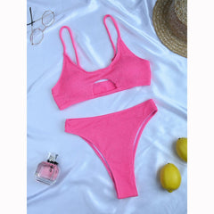 Micro Bikini 2022 Sexy Women Swimsuit Female Rib Bikini Set Push Up Women Swimwear Brazilian Swimming Suit Bathing Suit