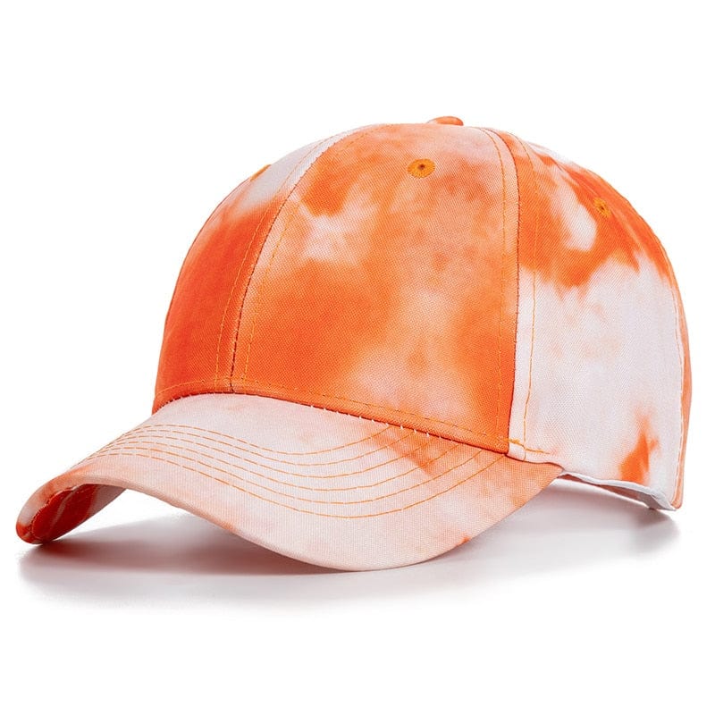 New Fashion Women Tie Dye Cap Multicolor Irregular Print Baseball Cap Female Outdoor Streetwear Summer Caps Hats