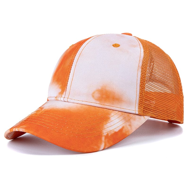 New Fashion Women Tie Dye Cap Multicolor Irregular Print Baseball Cap Female Outdoor Streetwear Summer Caps Hats