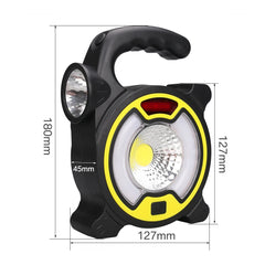 Floodlight 30W LED Portable Rechargeable Waterproof Spotlight Battery Powered Searchlight Outdoor Work Lamp Camping Lantern