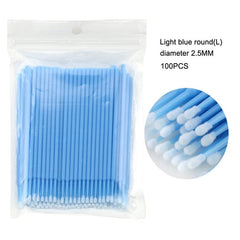 Disposable MicroBrush Eyelashes Extension  Individual Lash Removing Swab Micro Brush For Eyelash Extension Tools