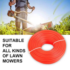 2.0/2.4/2.7/3.0mm Trimmer Line 70 meters Brushcutter Nylon Rope Tools  Wire Accessories Circle and Square 70m Cutting