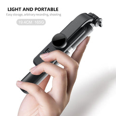 Wireless selfie stick tripod Bluetooth Foldable Monopod With Led light remote shutter For iphone