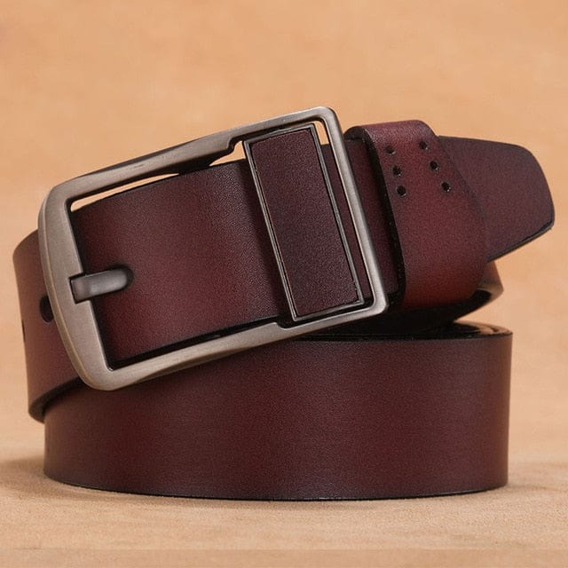CEXIKA 2023 Genuine Leather Belt Men 140 150 160 170cm Large Size Luxury Designer Belts Split Leather High Quality Waist Belt