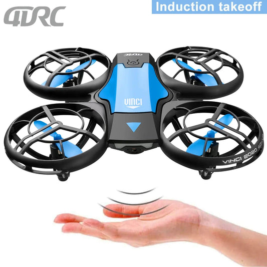 4DRC V8 Mini Drone 4K 1080P HD Wide Angle Camera WiFi FPVDrone Height Keep Foldable Quadcopter Toy Gift