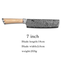 67-layer steel V gold 10 Damascus kitchen knife chef Gyuto Santoku Cleaver Paring Steak Slicing Utility Boning Salmon - Wowza