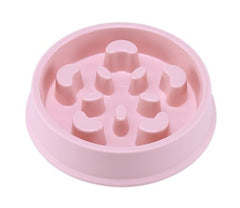 Pet Slow Eating Feeder Fish Bone Shape Dog Bowl Dog Feeding Food Bowls Bloat Stop Healthy Interactive Puppy Food Plate Dishes