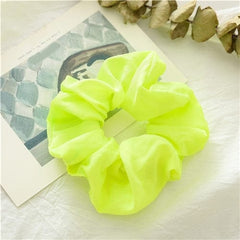 Korean Women Scrunchie Hearwear Girls Hair Tie Lady Scrunchies Ponytail Hair Female Holder Rope Pineapple Print Hair Accessories