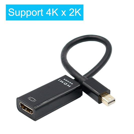 Mini Displayport To HDMI-compatible Cable 4k 1080P TV Projector Projetor DP 1.4 Display Port Converter For Apple Macbook Air Pro